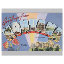 Greetings From Montana State Capital In Helena, Vi Flyers