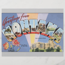 Greetings From Montana State Capital In Helena, Vi Flyers