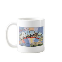 Greetings From Montana State Capital In Helena, Vi Coffee Mugs