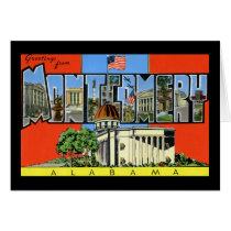 Greetings from Montgomery Alabama Cards