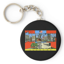 Greetings from Montgomery Alabama Key Chains