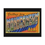 Greetings from Montgomery Alabama