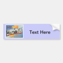 Greetings From Montreal Canada Bumper Stickers