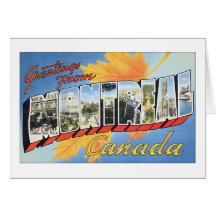 Greetings From Montreal, Canada Cards