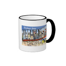 Greetings from Narragansett, Rhode Island! Retro Mugs