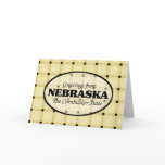 Greetings from Nebraska