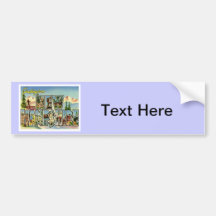 Greetings From New Hampshire Bumper Stickers