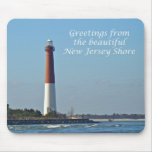 Greetings From New Jersey - Barnegat Light Mouse Pad