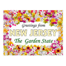 Greetings from New Jersey Post Cards