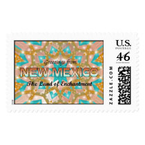 Greetings from New Mexico postage by dndartstudio Greetings from New Mexico postage
