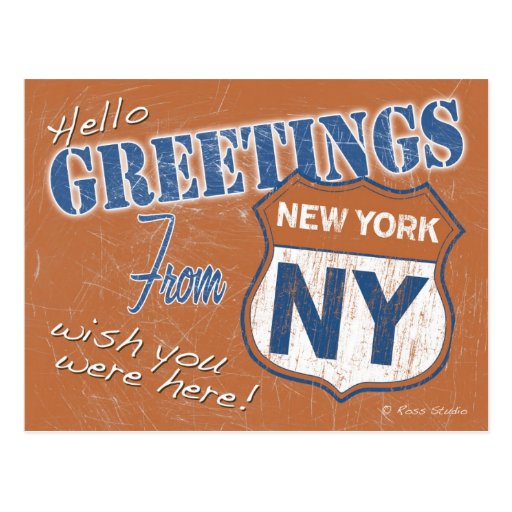 Greetings from New York City New York Postcard | Zazzle
