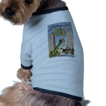 Greetings From New York Pet Tshirt