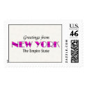 Greetings from New York postage