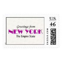 Greetings from New York postage