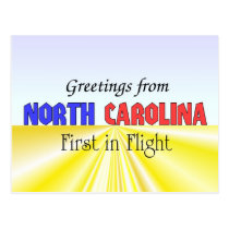 Greetings from North Carolina postcards