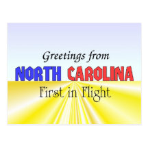 Greetings from North Carolina Post Cards