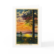 Greetings from Norway, Michigan - Vintage cards