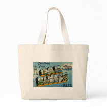 Greetings from Oak Bluffs Massachusetts Canvas Bag