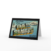Greetings from Oak Bluffs Massachusetts Cards