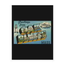 Greetings from Oak Bluffs Massachusetts Postcards