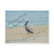 Greetings From Outer Banks OBX NC Postcard