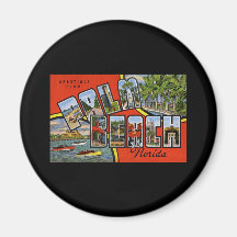Greetings from Palm Beach Florida Magnet