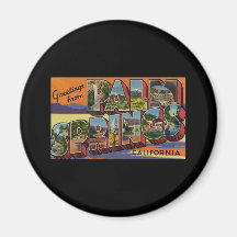Greetings from Palm Springs California Refrigerator Magnet