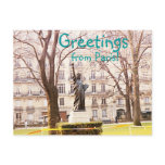 Greetings from Paris Postcard