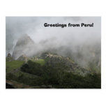 Greetings from Peru postcard