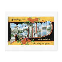 Greetings from Portland, Oregon! Post Card
