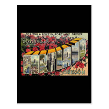 Greetings from Portland Oregon Postcard
