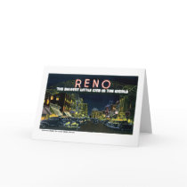Greetings from Reno, Nevada! Card