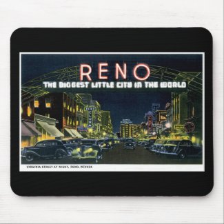 Greetings from Reno, Nevada! mousepad