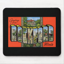 Greetings from Rockford Illinois Mouse Pad