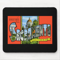 Greetings from Sacramento California Mousepad