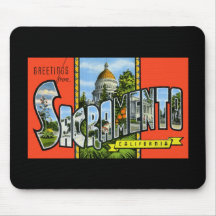 Greetings from Sacramento California Mousepad