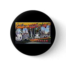Greetings from Salem Oregon Button