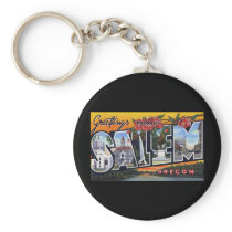 Greetings from Salem Oregon Key Chain