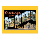 Greetings From San Antonio Texas Post Card