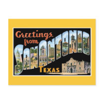 Greetings From San Antonio Texas Post Card