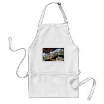 Greetings from San Antonio, Texas! Retro Post Card Apron