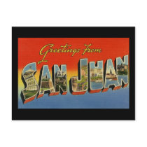 Greetings from San Juan Post Card