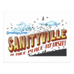 Greetings from Sanityville - A Nice Place to Visit postcards