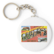 Greetings from Santa Fe New Mexico Keychains