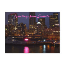 Greetings from Seattle! postcards