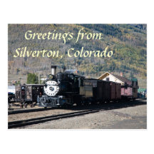 Greetings from Silverton, Colorado Post Card