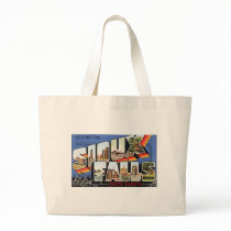 Greetings from Sioux Falls, South Dakota Tote Bags