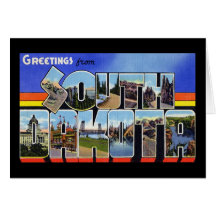Greetings from South Dakota Cards