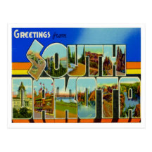Greetings From South Dakota Post Cards