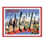 Greetings From St.Louis Missouri Postcards